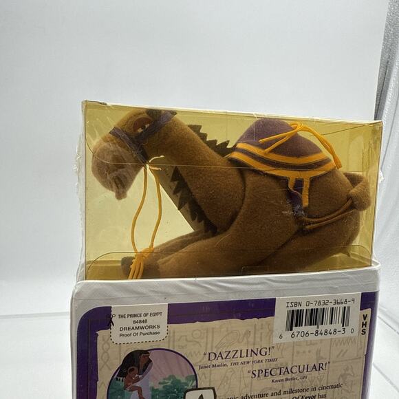 The Prince of Egypt (VHS, 1999 Clamshell) W/ Bean Bag Camel Toy Brand New Sealed - Picture 7 of 12